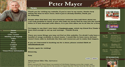 Desktop Screenshot of petermayer.net